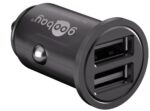Goobay USB autolader met 2 poorten - Smart IC - 4,8A / zwart