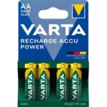 Varta AA (HR6) Recharge Accu Power batterijen / 2600 mAh - 4 stuks in blister
