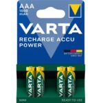 Varta AAA (HR03) Recharge Accu Power batterijen / 1000 mAh - 4 stuks in blister