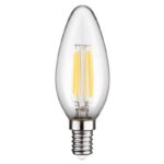 Goobay LED-filamentlamp | warm wit | E14 | C35 | 6W
