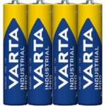 Varta AAA (LR03) Industrial Pro batterijen - 4 stuks