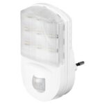 Goobay LED nachtlamp met bewegingssensor | plug-in | koel wit | IP20