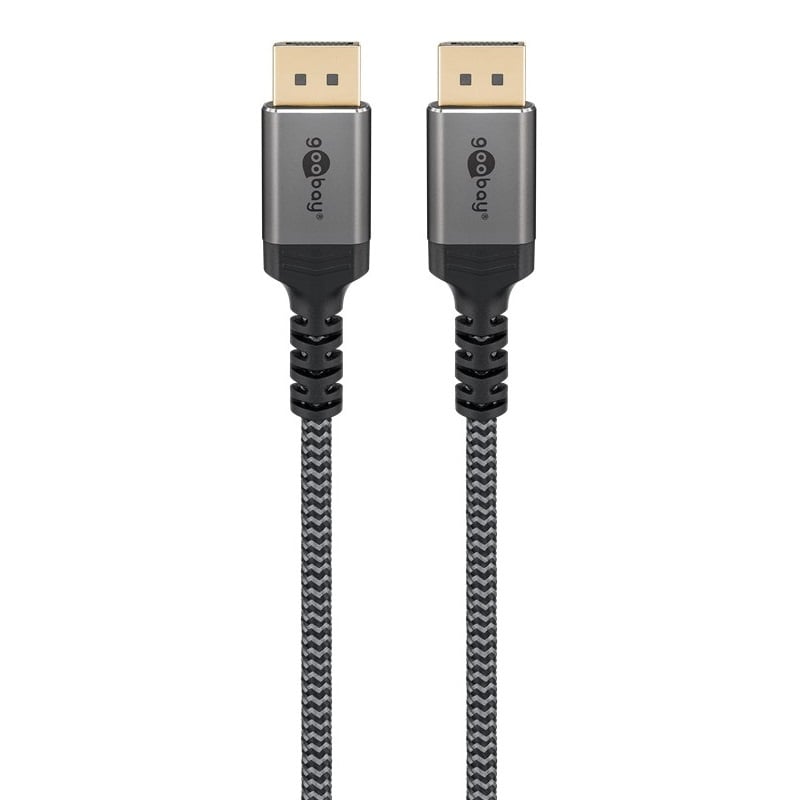 Goobay Plus DisplayPort kabel | DP2.1a (16K 60Hz) | UHBR20 (80Gbit/s) | zwart (meerdere lengtes)