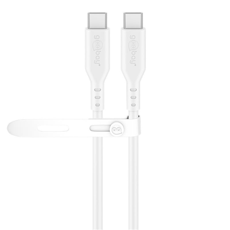 Goobay USB-C siliconen kabel | USB2.0 | PD 60W | | (meerdere kleuren)