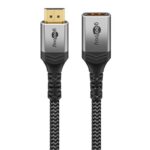 Goobay Plus HDMI verlengkabel | HDMI2.1 (8K 60Hz + HDR) | zwart (meerdere lengtes)