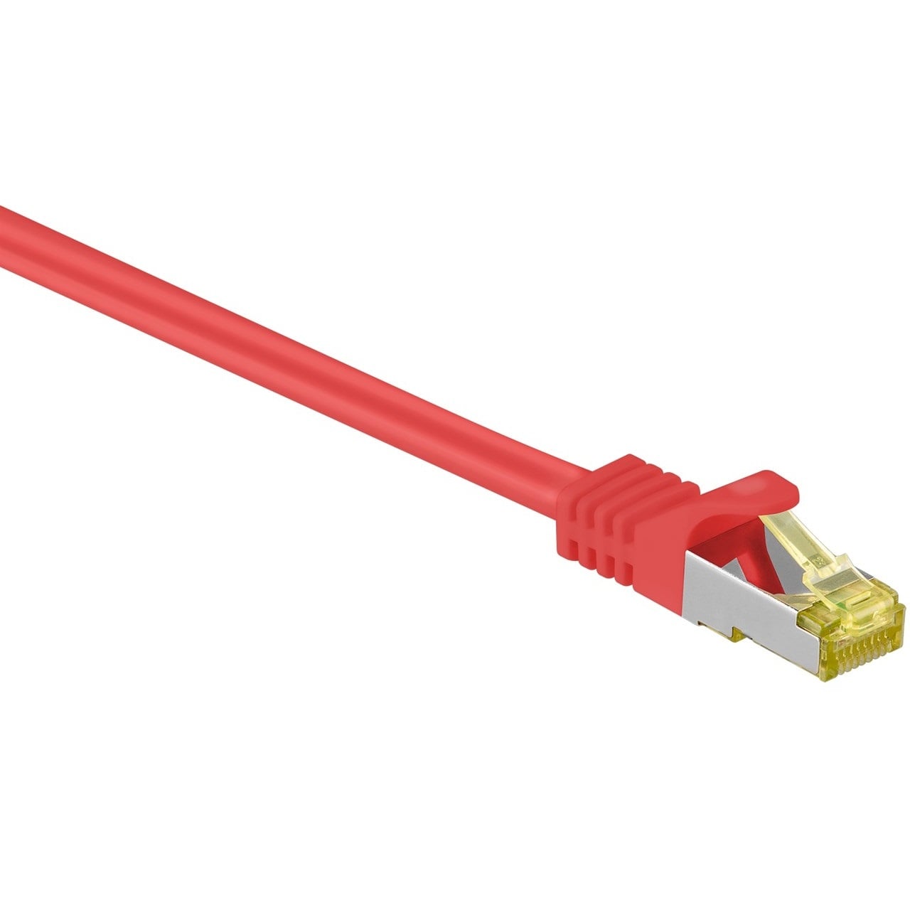 S/FTP CAT7 10 Gigabit netwerkkabel / rood - LSZH - 10 meter