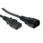 C13 - C14 stroomkabel voor UPS/PDU | 3x 0,75mm | zwart | 0,50 meter