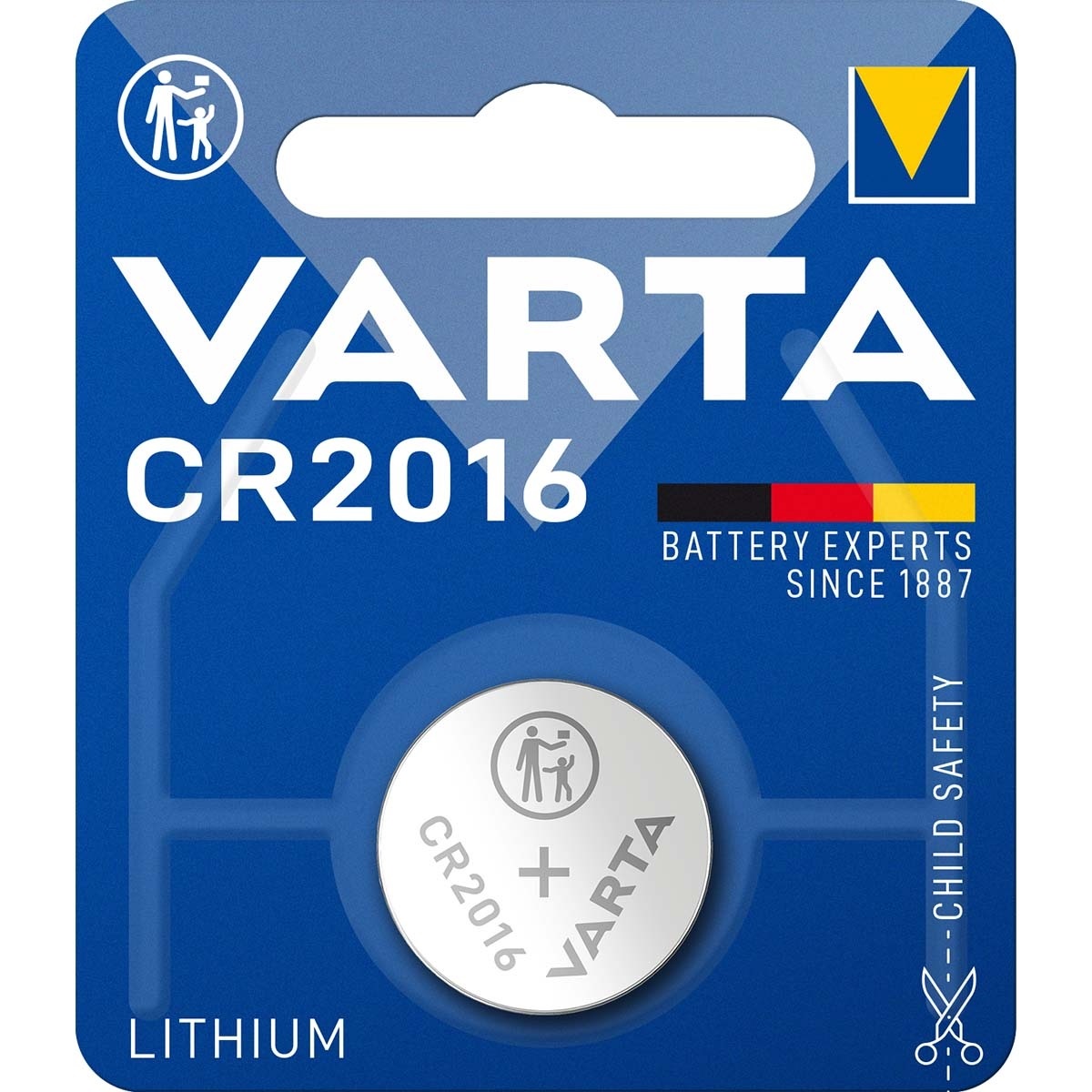 Varta CR2016 Lithium knoopcel-batterij / 1 stuk
