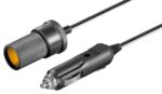 Sigarettenaanstekerplug verlengkabel - 12-24V/2,5A - 2 meter