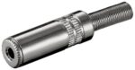 3,5mm Jack (v) connector - metaal - 3-polig / stereo