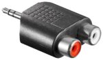 3,5mm Jack (m) - Tulp (v) stereo audio adapter