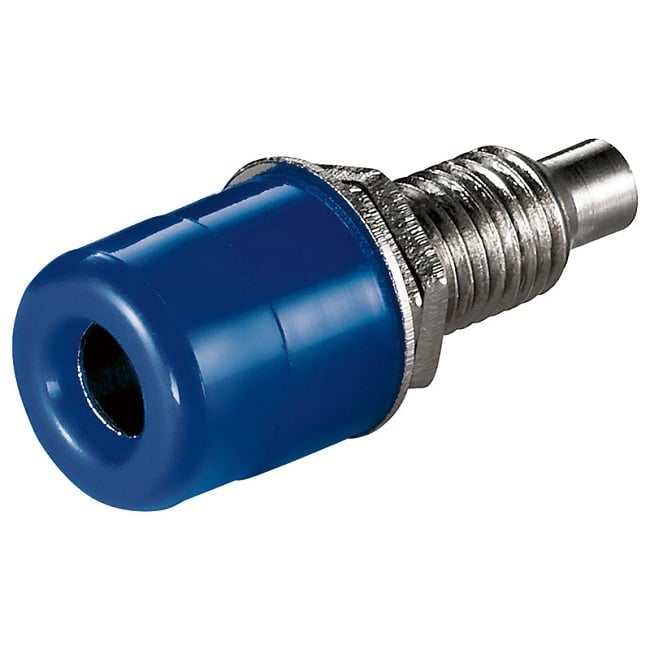 Blauwe banana contra connector voor paneelmontage