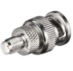 SMA (v) - BNC (m) adapter - 50 Ohm