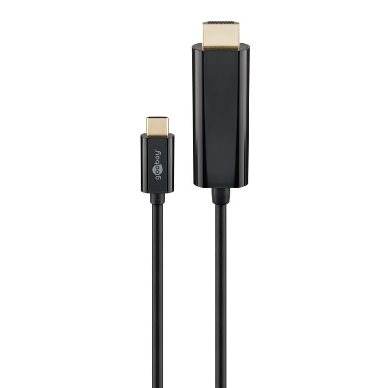 Goobay USB-C naar HDMI 4K 60Hz kabel / zwart - 1,8 meter