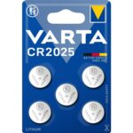 Varta CR2025 Lithium knoopcel-batterij / 5 stuks