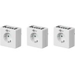 Goobay compacte tijdschakelklok set van 3 stuks - digitaal (10 programma's per week) - voor binnen / wit
