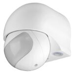 Goobay compacte PIR bewegingssensor voor buiten (IP44) - 12m bereik - muurbevestiging / wit