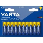 Varta AA (LR6) Longlife Power batterijen - 10 stuks in blister