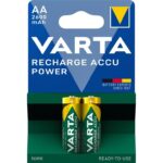 Varta AA (HR6) Recharge Accu Power batterijen / 2600 mAh - 2 stuks in blister
