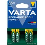 Varta AAA (HR03) Recharge Accu Power batterijen / 800 mAh - 4 stuks in blister