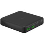 Goobay thuislader met 2 USB-C PD en 2 USB-A QC poorten - GaN - 65W / zwart