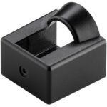 RJ45 (v) afsluitcovers voor RJ45 (m) connectoren zonder kabelklem - 10 stuks / zwart