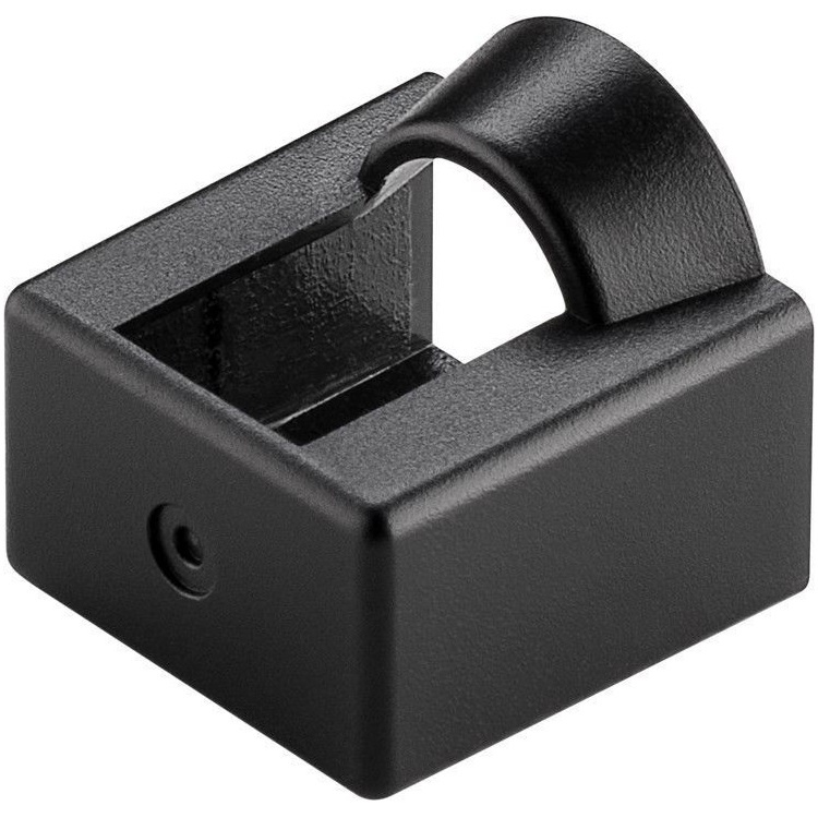 RJ45 (v) afsluitcovers voor RJ45 (m) connectoren zonder kabelklem - 10 stuks / zwart