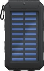 Goobay Solar Outdoor Powerbank met 2x USB-A (max. 2A) - 8.000 mAh / zwart