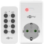 Goobay draadloze schakelset - 1 contact met afstandsbediening - voor binnen / wit