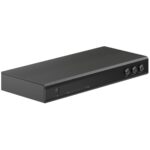 Goobay HDMI schakelaar 4 naar 1 met audio extractor en ARC converter - HDMI2.0 (4K 60Hz + HDR) / zwart