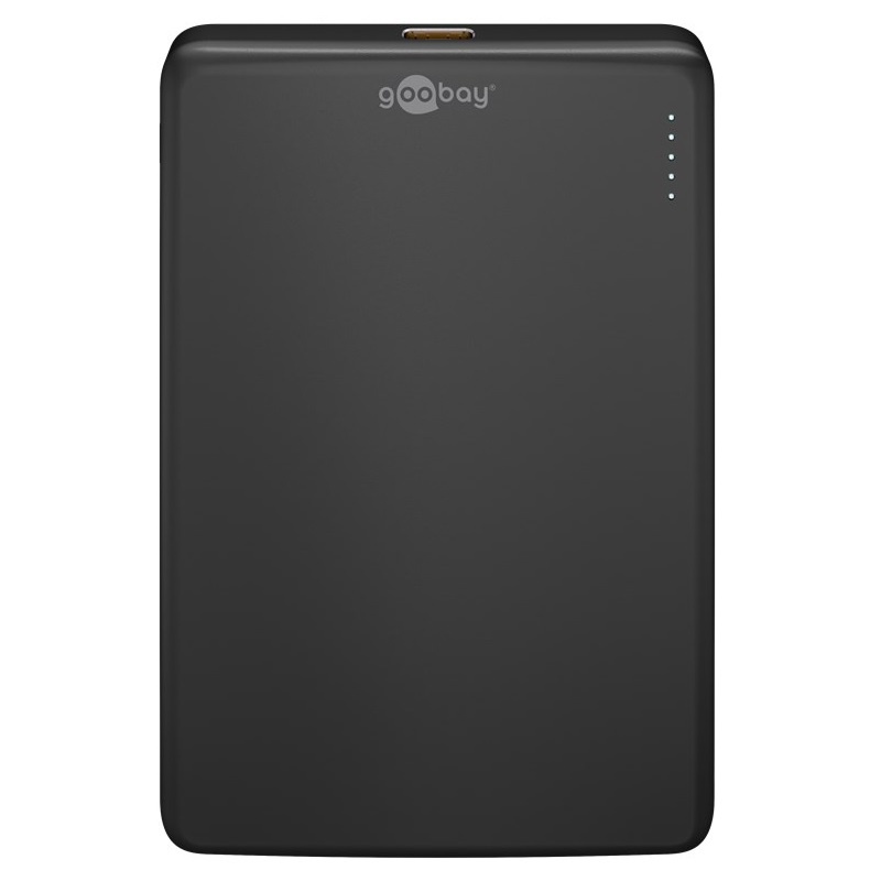 Goobay powerbank | draadloos laden + USB-C PD 20W | Qi + MagSafe | 5.000 mAh