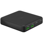 Goobay USB lader | 2x USB-C PD en 2x USB-A QC | GaN | 65W | zwart
