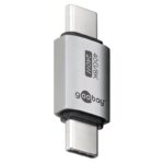 Goobay USB-C koppelstuk (m-m) | USB4 40 Gbps | PD 240W | 8K 60Hz | aluminium