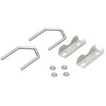 Goobay mastklem set voor satellietschotel | klemdiameter 30-60 mm | zilver