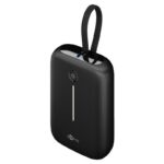 Goobay powerbank met kabel | 2x USB-C PD 20W + 1x USB-A QC | 10.000 mAh