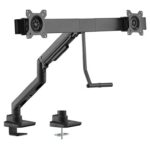 Goobay bureaubeugel voor 2 monitoren tot 32 inch | interactief met crossbar