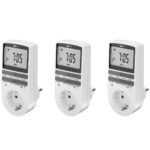 Goobay digitale tijdschakelklok | set van 3 stuks | voor binnen | wit