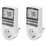 Goobay digitale tijdschakelklok | set van 2 stuks | voor binnen | wit