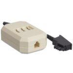 TAE-F (m) - 2x TAE-N + TAE-F + RJ11 (v) aansluitbox | 0,20 meter