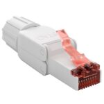 RJ45 toolless connector | CAT6 | UTP | AWG22-24 | wit | per stuk
