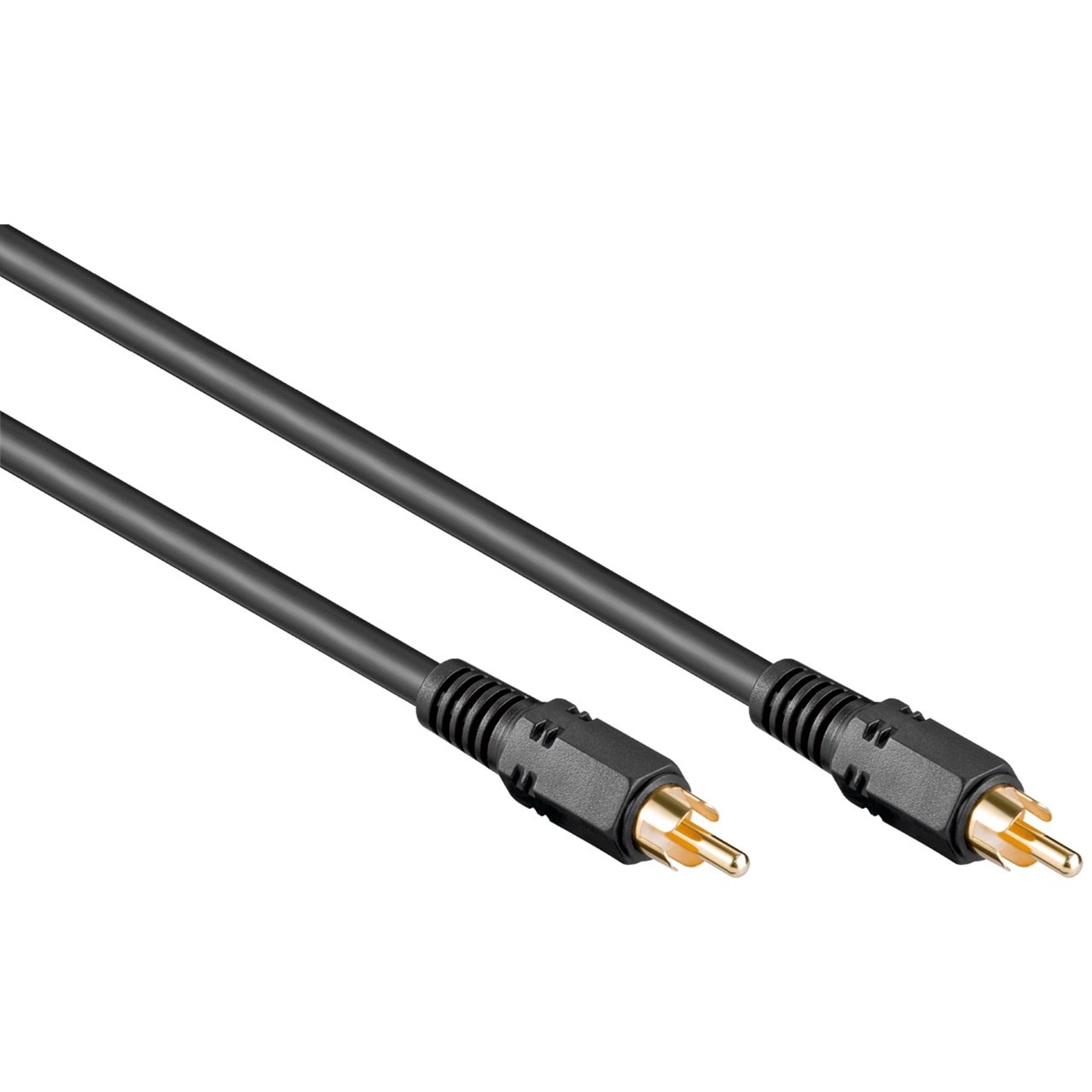 Goobay Tulp coaxiale digitale audio kabel | zwart (meerdere lengtes)
