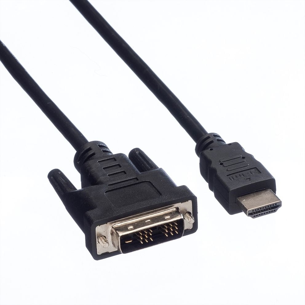 Goobay DVI-D Single Link - HDMI kabel / zwart (meerdere lengtes)