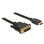 Goobay Premium DVI-D Single Link - HDMI kabel / zwart (meerdere lengtes)