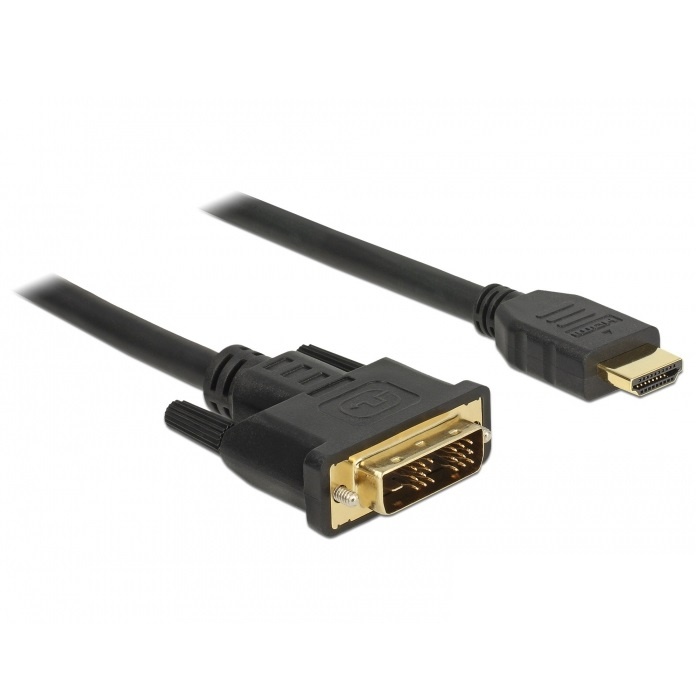 Goobay Premium DVI-D Single Link - HDMI kabel / zwart (meerdere lengtes)