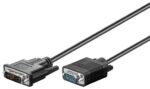 Goobay DVI-A naar VGA kabel / zwart (meerdere lengtes)