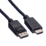 Goobay DisplayPort naar HDMI kabel - DP 1.2 / HDMI 1.4 (4K 30Hz) / zwart (meerdere lengtes)