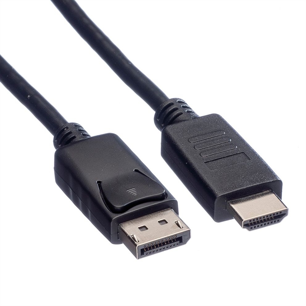 Goobay DisplayPort naar HDMI kabel - DP 1.2 / HDMI 1.4 (4K 30Hz) / zwart (meerdere lengtes)