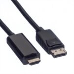 Goobay DisplayPort naar HDMI kabel - DP 1.2 / HDMI 2.0 (4K 60Hz) / zwart (meerdere lengtes)