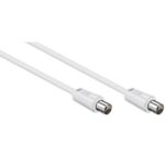 Goobay IEC (m) - IEC (m) coaxkabel / recht wit (meerdere lengtes)