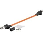 Goobay F (v) - F (v) deur/raam coax adapter / weerbestendig zwart (meerdere lengtes)